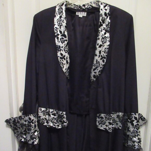 Men's Long Top Coat 4 Piece + Wig & Matching Dress 18th-19th Century Halloween - Picture 2 of 15